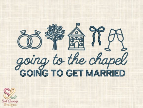Download Wedding Icons Machine Embroidery File - Machine embroidery file Collection
