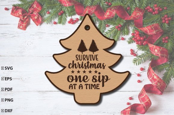 Download Christmas Gift Tag Laser Cut SVG - Gift Collection