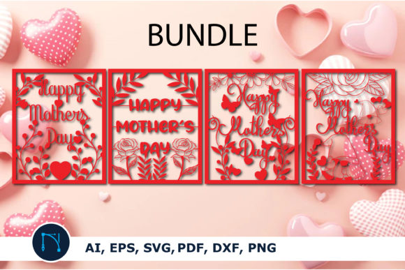 Download Happy Mother’s Day Card Bundle SVG - Card Collection