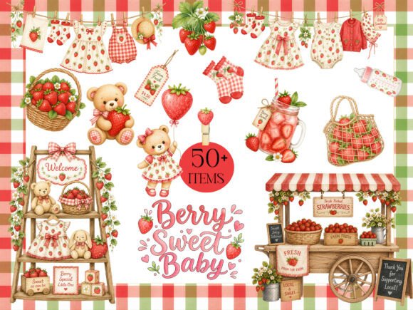 Download Strawberry Sweet Harvest Baby Collection - Berry Collection